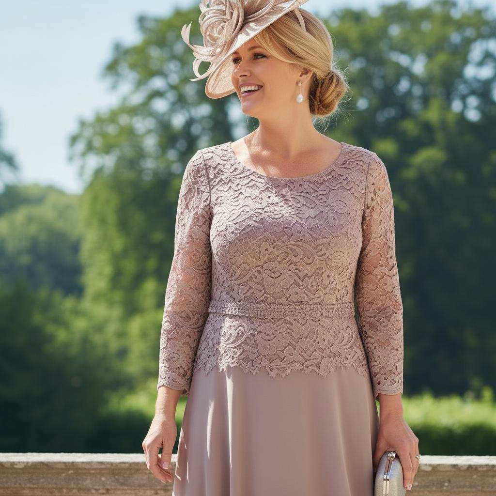 taupe mother of the bride dress by veromia. Signature Dress