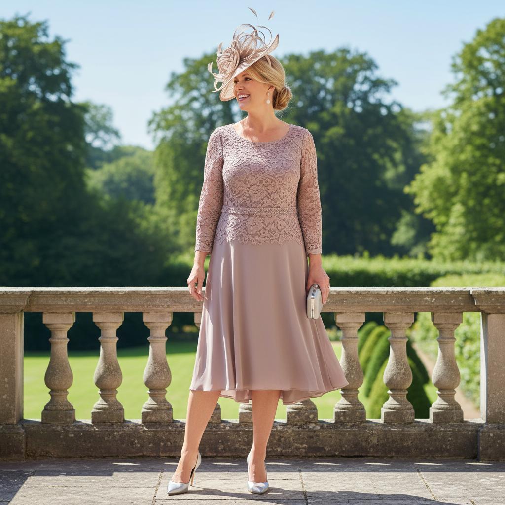 taupe mother of the bride dress by veromia. Signature Dress