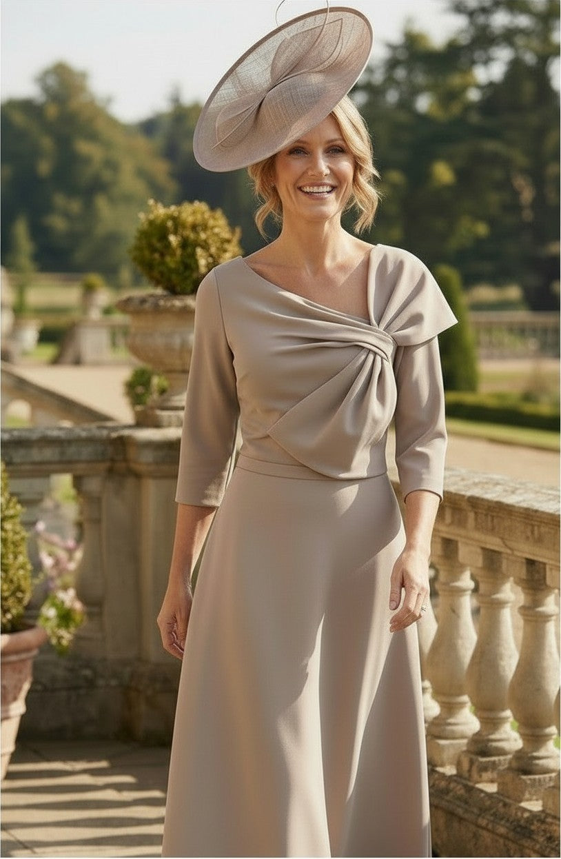 Ispirato ISL805 Taupe Mother of the Bride Dress