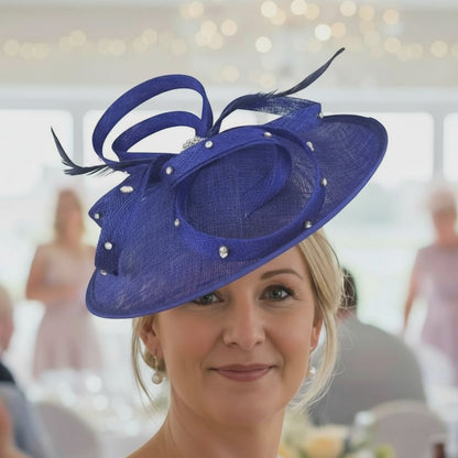 Cobalt Fascinator SC24 Embellished