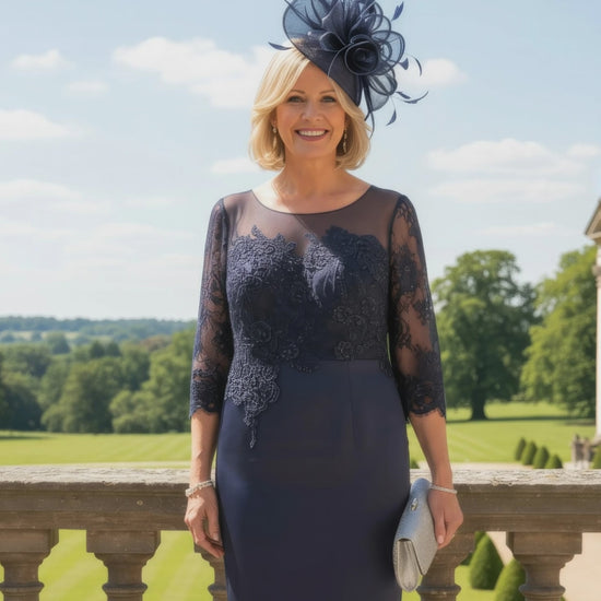 Mascara MC165106 navy mother of the bride dress - Signature dress