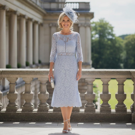 Veni Infantino 991720 baby blue mother of the bride dress