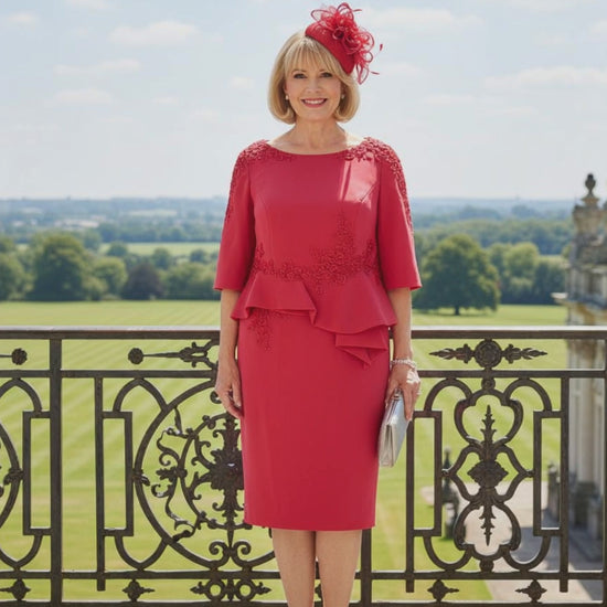 John charles peplum dress