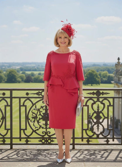 John charles peplum dress