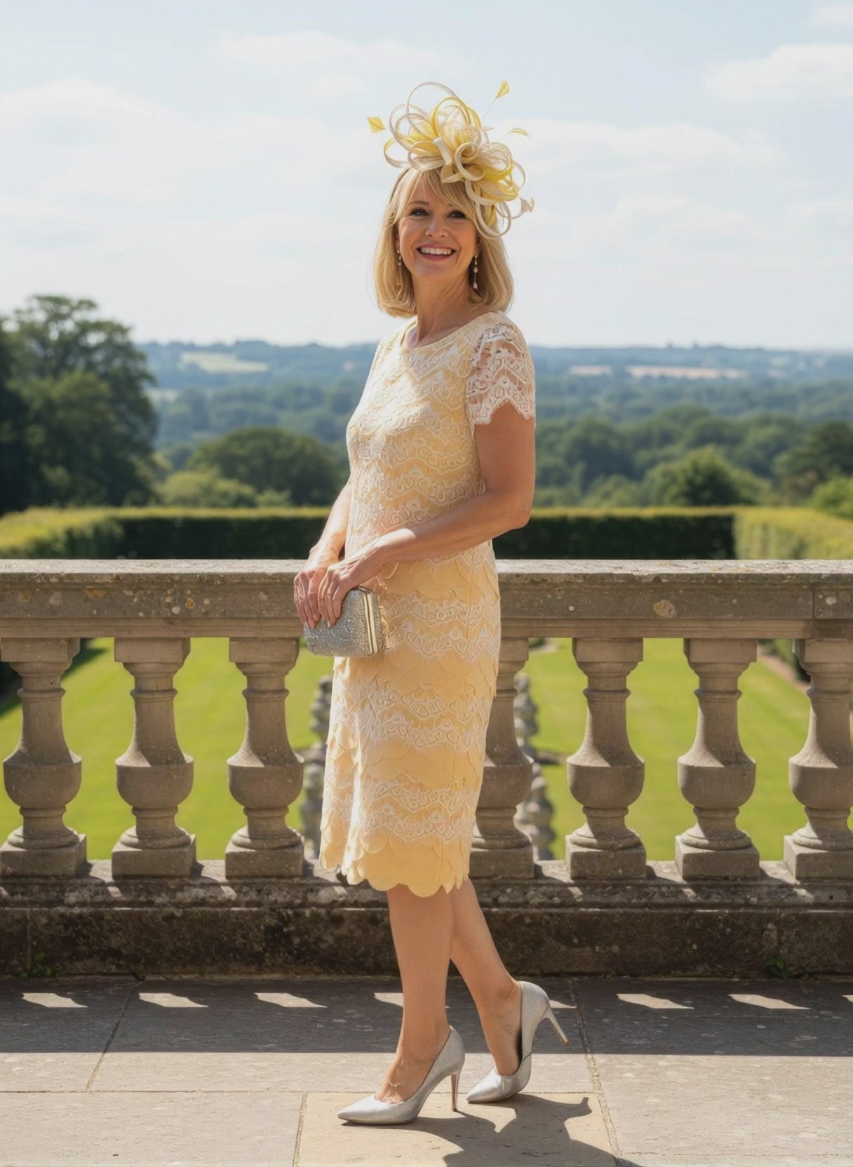 condici yellow dress mother of the bride