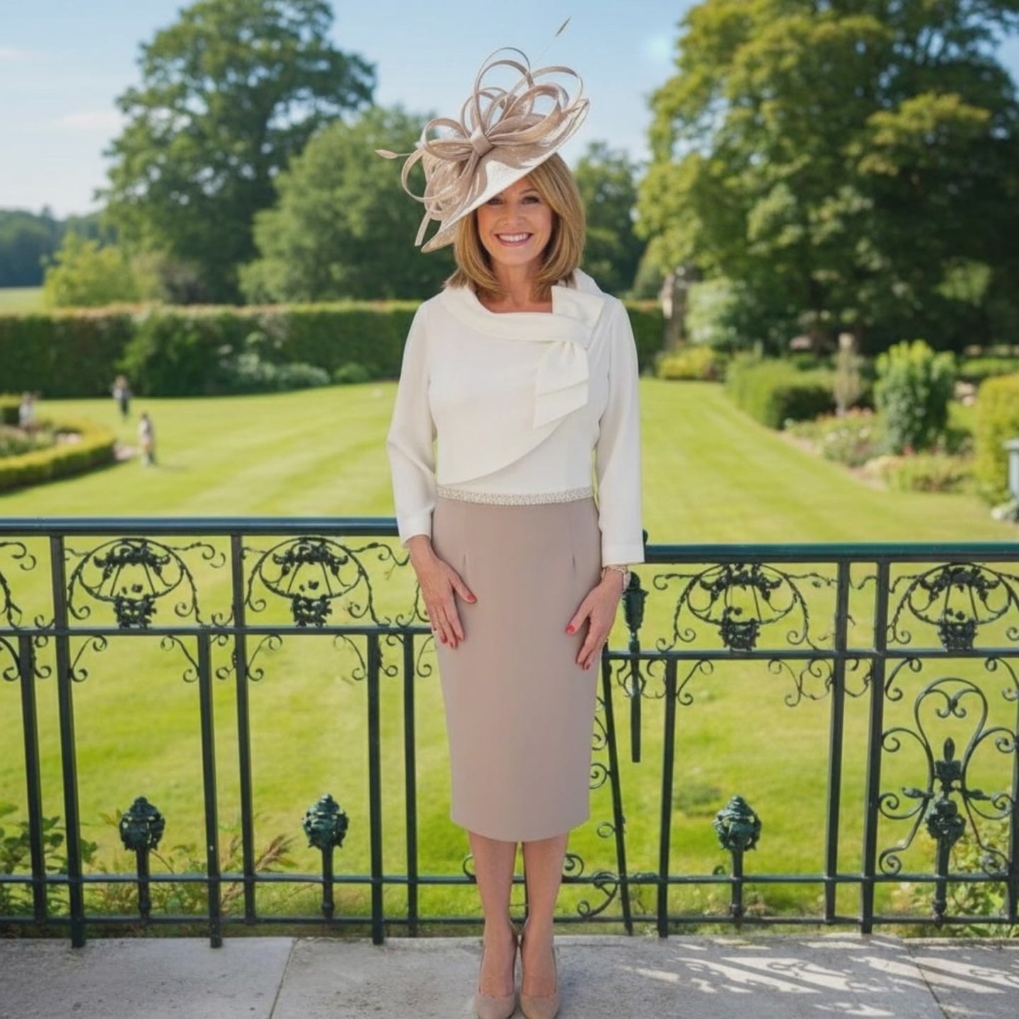 couture club 7G179 Ivory taupe