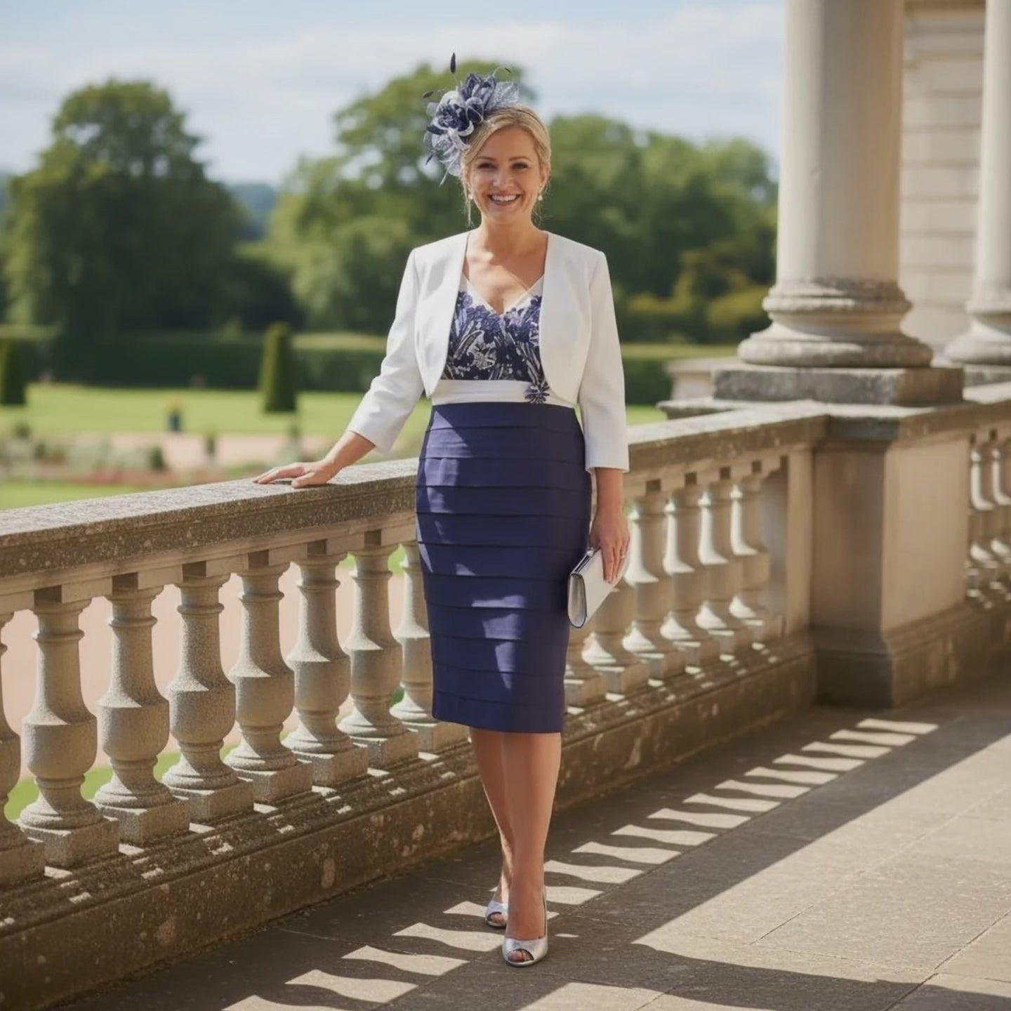 condici 71161 navy mother of the bride outfit