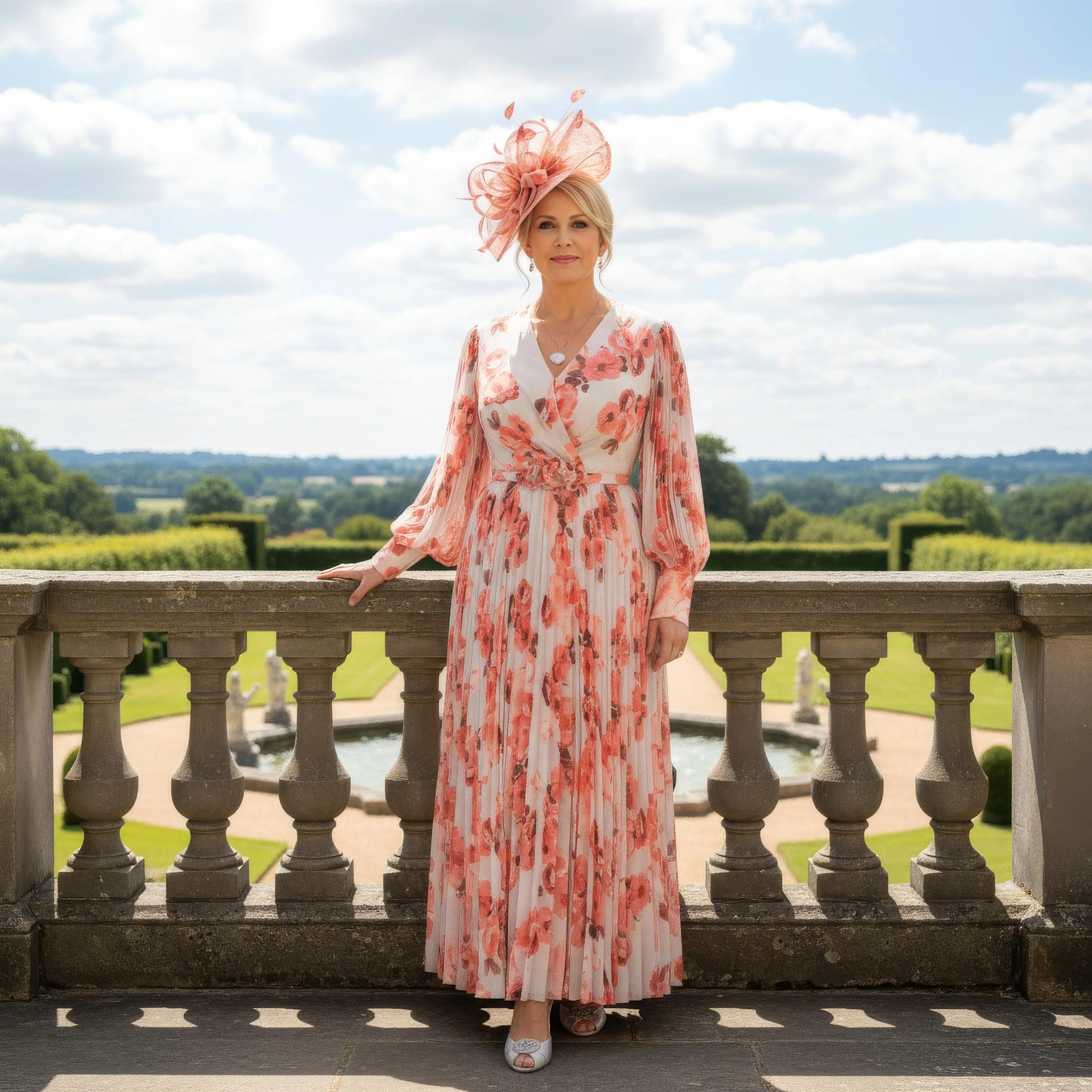 Veni Infantino Dress Coral 29806 - Mother of the bride dress Signature Dress