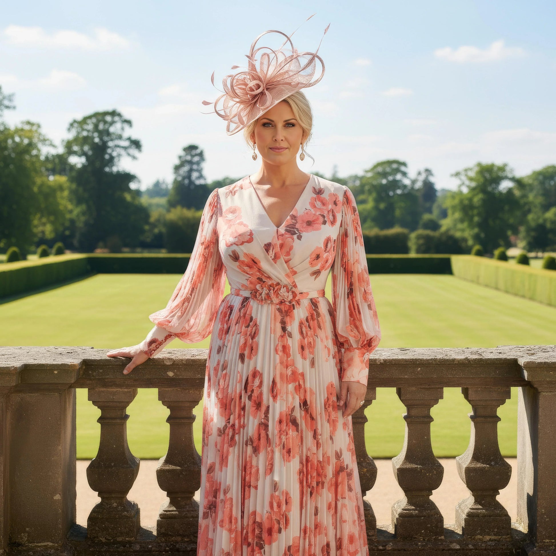 Veni Infantino Dress Coral 29806 - Mother of the bride dress Signature Dress